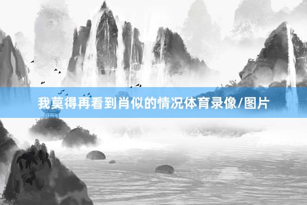 我莫得再看到肖似的情况体育录像/图片