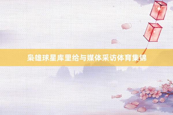 枭雄球星库里给与媒体采访体育集锦