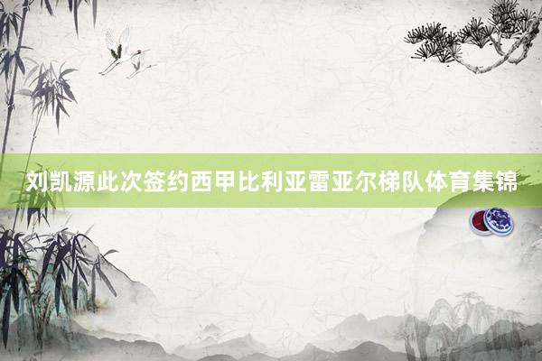 刘凯源此次签约西甲比利亚雷亚尔梯队体育集锦