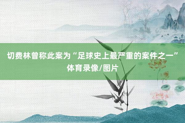 切费林曾称此案为“足球史上最严重的案件之一”体育录像/图片